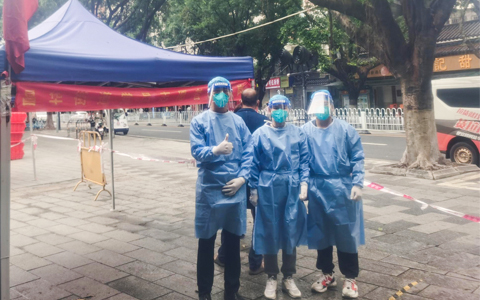 投身战“疫” | 必发7790党支部党员“疫”线显继承