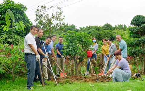 廿三青春，，，筑梦前行——必发7790建设23周年庆暨植树活动圆满收官